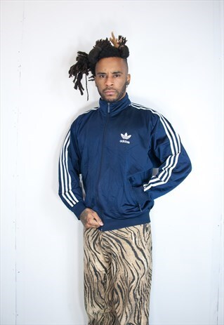 VINTAGE ADIDAS JACKET BUE
