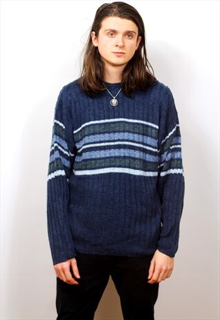 1990'S VINTAGE JAZZY KNIT JUMPER
