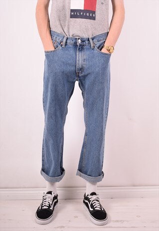 LEVI'S MENS VINTAGE JEANS W32 L27 BLUE 90S