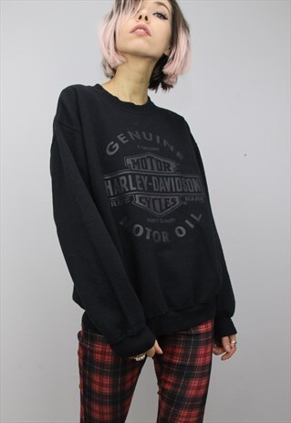 VINTAGE 90S HARLEY DAVIDSON SWEATER SWEATSHIRT