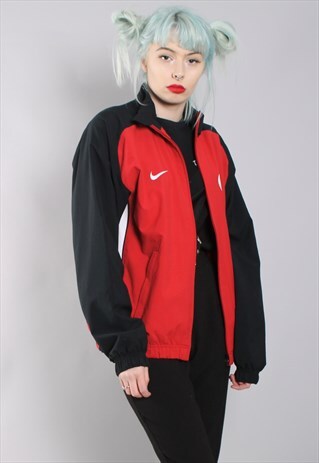 VINTAGE NIKE FESTIVAL SHELL JACKET RED