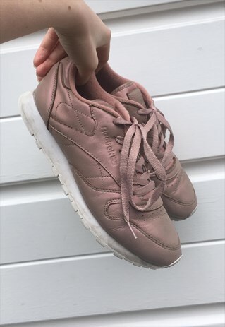WOMENS PEARLESCENT PINK REEBOK TRAINERS HOLOGRAPHIC SHOES