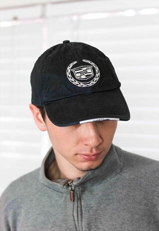 VINTAGE CLASSIC CADILLAC CAP LOGO 90S ONE SIZE 2.9