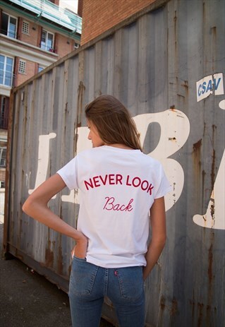 T-SHIRT ECRITURES ROUGES