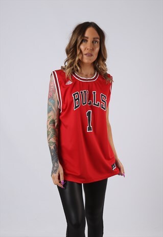 VINTAGE BASKETBALL JERSEY VEST TOP CHICAGO BULLS XXL (ACA)