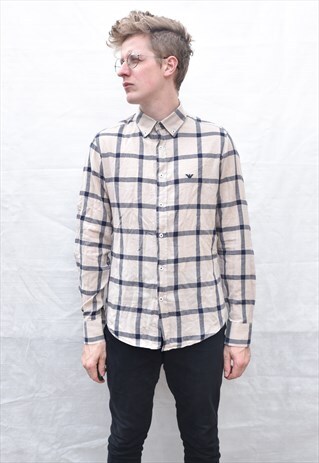 EMPORIO ARMANI COTTON SHIRT SIZE M