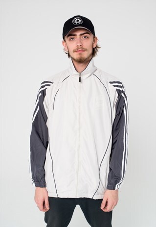 WHITE & GREY VINTAGE JACKET