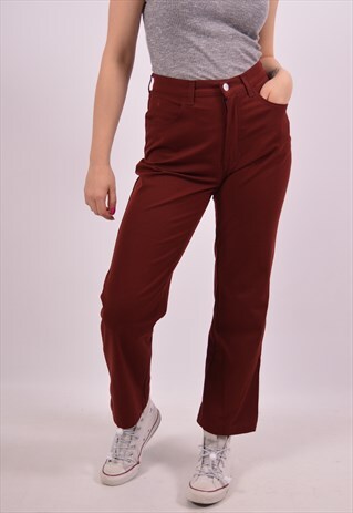 VINTAGE TRUSSARDI TROUSERS MAROON