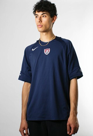 VINTAGE NIKE FOOTBALL SHIRT SPORTS T SHIRT SWOOSH