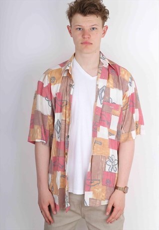 VINTAGE PATTERN SHIRT PTS059