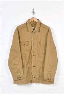 Vintage Workwear Chore Jacket Tan XL