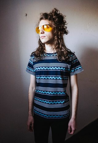 VINTAGE ETHNIC PATTERNED COLORFUL TEE