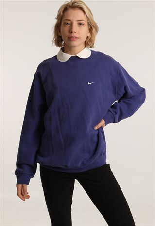 90S NIKE EMBROIDERED LOGO SWEATSHIRT