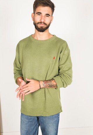 VINTAGE 80S POLO RALPH LAUREN JUMPER / R069