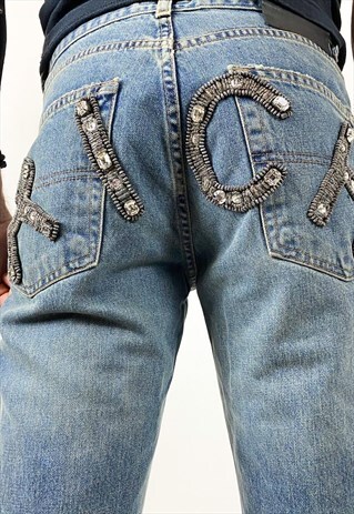 VINTAGE Y2K RICHMOND LOGO JEANS