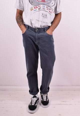 BURBERRY MENS VINTAGE JEANS W36 L32 BLUE 90'S