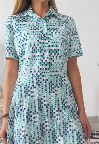 VINTAGE LONG DRESS SIZE S