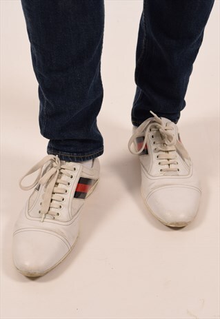 VINTAGE GUCCI SHOES WHITE
