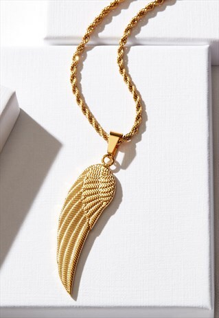ANGEL WING NECKLACE GOLD