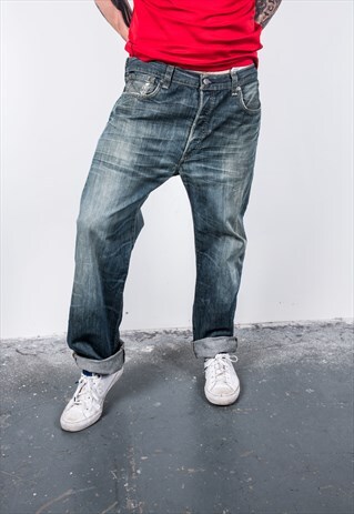 VINTAGE BLUE 501 LEVI'S JEANS