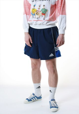 90S VINTAGE ADIDAS SPORTS SHORTS LOGO RUNNING 13295