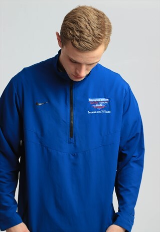 VINTAGE NIKE 1/4 ZIP SHELL JACKET