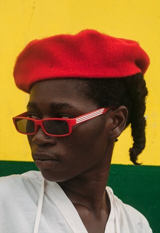 RED 90S SMALL SUNGLASSES