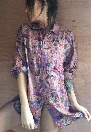 OVERSIZED RETRO 90S 80S VINTAGE UNISEX FESTIVAL SHIRT
