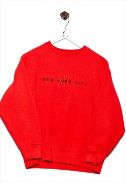 Vintage Fruit of the Loom Sweatshirt New York City Embroider