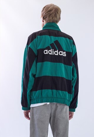RARE VINTAGE MENS ADIDAS EQUIPMENT WINDBREAKER JACKET