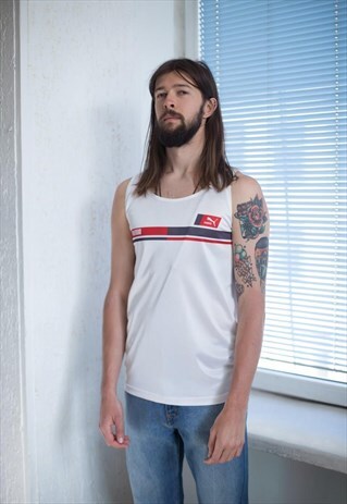VINTAGE 90'S WHITE VEST