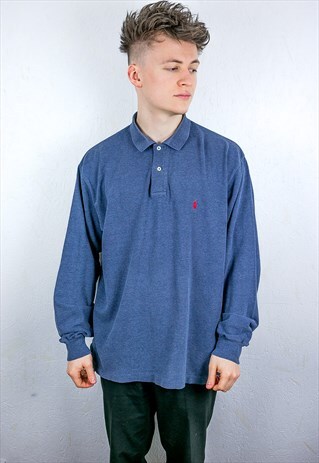 VINTAGE RALPH LAUREN LONG SLEEVE POLO SHIRT