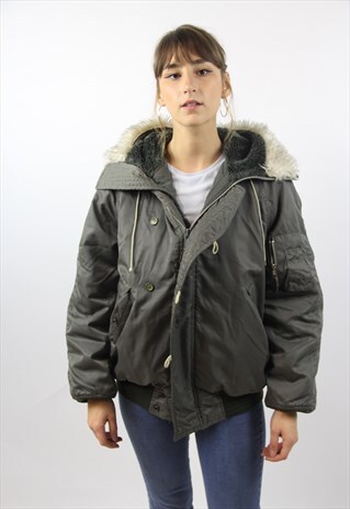 VINTAGE FLYING MA1 BOMBER 90S JACKET