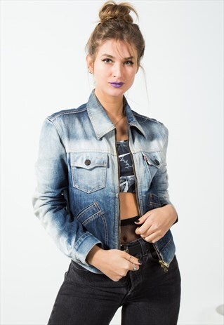 VINTAGE 80S CLASSIC LEVI'S BASIC DENIM JACKET / S1782