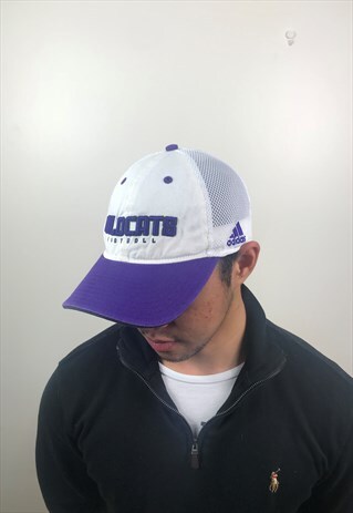 VINTAGE BLUE AND WHITE ADIDAS CAP