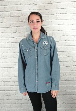 VINTAGE NAPAPJIRI DENIM SHIRT