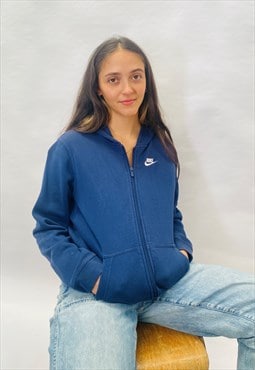 Vintage 90s Nike Embroidered Hoodie