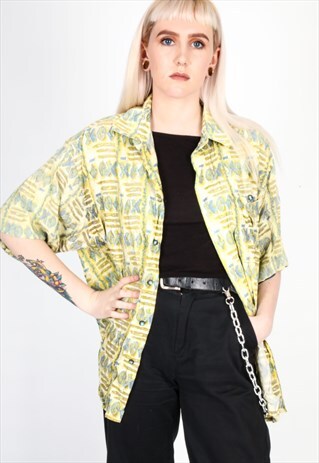 VINTAGE PATTERN SHIRT NS438