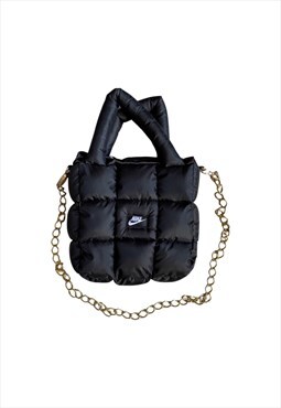 Young Puffer Bag Black - Chain