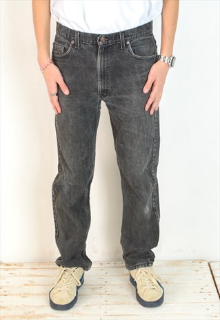 505 Vintage Men's W36 L32 Regular Straight Jeans Denim Pants