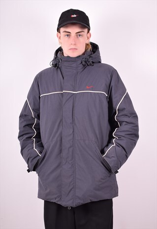 NIKE MENS VINTAGE JACKET MEDIUM BLUE 90S