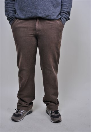 VINTAGE BROWN CORDUROY PANTS