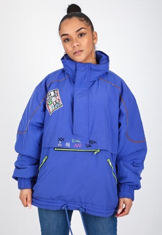 VINTAGE UNBRANDED SKI JACKET J1202