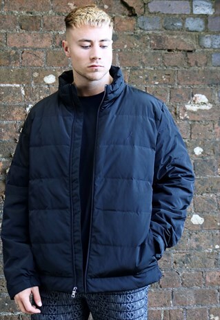 BLACK NAUTICA PUFFER JACKET NEW WITH TAGS