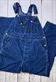 VINTAGE DENIM 90S KEY DUNGAREES OVERALLS 