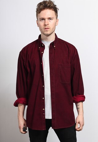 VINTAGE CORDUROY CORD SHIRT