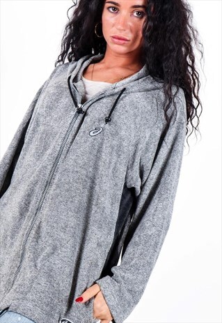 VINTAGE ASICS FLEECE HOODIE AWH5