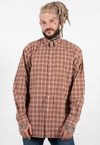 VINTAGE 80S POLO RALPH LAUREN SHIRT / S7981