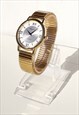 CLASSIC GOLD WATCH WITH EXPANDER STRAP