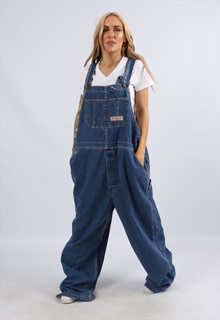VINTAGE USA BIG MAC DENIM DUNGAREES PLUS SIZE 20 3XL (AAZ)